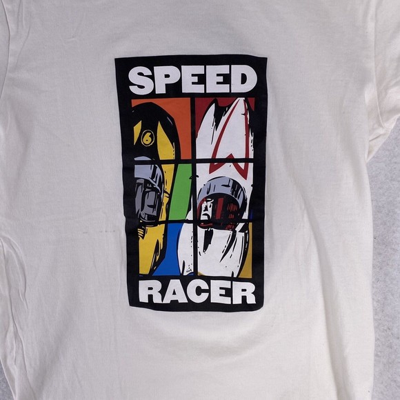Takeokikuchi SPEED RACER Movie T-shirt Cartoon 1990's Warner Bros Japan 3 Small - Picture 2 of 13